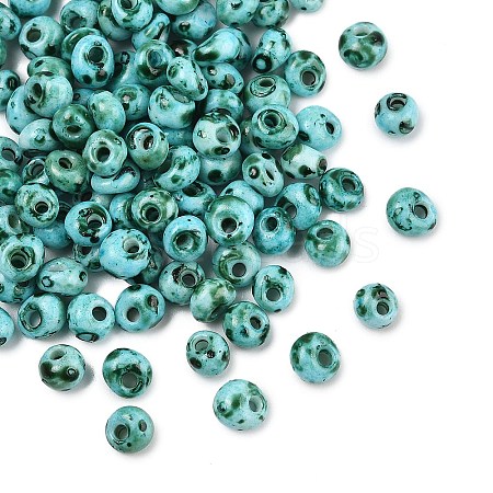 Picasso Glass Seed Beads SEED-Q038-03D-1