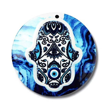 Opaque Acrylic Pendants SACR-P029-A03-1