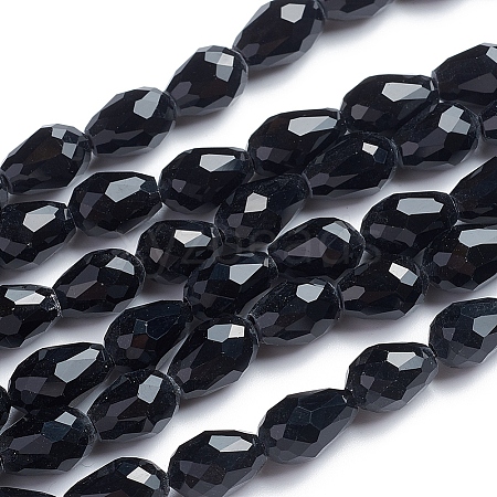 Glass Beads Strands X-GD7X11C27-1