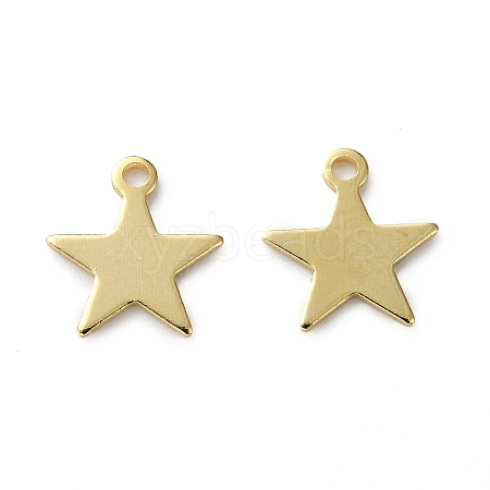 Brass Charms X-KK-H739-01B-G-1