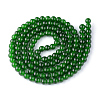 Imitation Jade Glass Beads Strands DGLA-S076-8mm-15-2