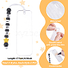 10Pcs 5 Styles Rectangle Transparent Acrylic Blank Pendant Bookmark HJEW-PH01988-2
