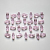 Transparent K9 Glass Beads GLAA-G078-A-22-1