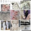 CHGCRAFT 120Pcs 10 Style Sew on Rhinestone RGLA-CA0001-10-6