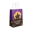 Halloween Paper Castle Printed Tote Bags ABAG-P015-05B-3