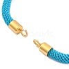 Nylon Cords Bracelet Makings Fit for Connector Charms AJEW-P116-02G-38-2