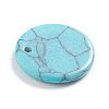 Synthetic Turquoise Charms G-L561-001I-3