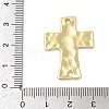 Alloy Textured Religion Cross Links Connector Charms FIND-Z127-01G-02-3