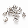 Tarnish Resistant 316 Surgical Stainless Steel Ear Nuts X-STAS-Q037-1-A-1