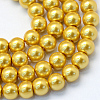 Baking Painted Glass Pearl Bead Strands X-HY-Q003-3mm-31-1