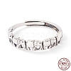 Elephant 925 Sterling Silver Adjustable Rings for Men Women STER-G032-03AS-1