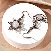 Natural Quartz Crystal Dangle Earrings G-H359-07R-05-3