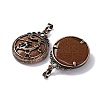 Synthetic Goldstone Pendants G-A241-02R-18-2