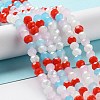 Glass Beads Strands EGLA-A034-M6mm-41-1