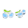 Transparent Acrylic Enamel Beads LS-TACR-N012-006A-3