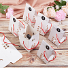   25 Sets Rectangle Foldable Creative Christmas Paper Gift Box with Window and 1 Polka Dot Paper Number Labels Sticker CON-PH0002-85B-5