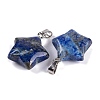 Natural Lapis Lazuli Pendants G-Q172-09P-01-2