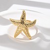 Brass Finger Rings for Women RJEW-U041-22G-2