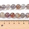 Natural Purple Phantom Quartz Purple Lodolite Quartz Beads Strands G-L644-D01-10mm-5