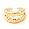 Brass Open Cuff Rings RJEW-P098-24G-2