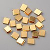 Brass Ribbon End KK-WH0035-76G-2