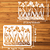 Plastic Drawing Painting Stencils Templates DIY-WH0396-561-2