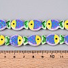 Dyed & Heated Glass Enamel Beads GLAA-T023-45A-4