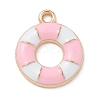 Alloy Enamel Pendants ENAM-A008-14KCG-01-1