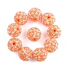 10Pcs Opaque Acrylic Beads OACR-YW0003-35H-1