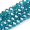 Electroplate Glass Beads Strands EGLA-A034-T2mm-A33-1