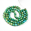 Baking Paint Glass Beads Strands DGLA-N003-10mm-B04-3