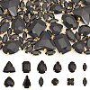 CHGCRAFT 140Pcs 12 Style Mixed Shape Sew on Rhinestone FIND-CA0007-43D-1