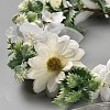 Cloth Artificial Flower Garland Headbands AJEW-WH20019-02C-3