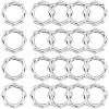 20Pcs Zinc Alloy Spring Gate Rings PALLOY-SP0001-11-1