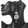Glass & Acrylic Beads Dangle Earrings EJEW-TA00787-4