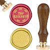 DIY Wood Wax Seal Stamp AJEW-WH0131-163-1