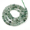 Natural Green Strawberry Quartz Beads Strands G-T141-40-2