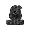 Black Alloy Brooches JEWB-G036-10B-2