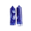 Blue Watermelon Stone Glass Point Tower Wands PW-WG39017-01-5