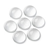 Transparent Half Round Glass Cabochons GGLA-R027-30mm-4