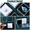 10Pcs 2 Colors Transparent Plastic Loose Gems Boxes CON-WH0105-02-5
