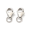 925 Sterling Silver Lobster Claw Clasps STER-C005-08P-1