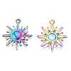 Rainbow Color Alloy Pendants PALLOY-N156-141-NR-3