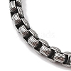 304 Stainless Steel Box Chain Bracelets for Men BJEW-B096-33A-AS-2