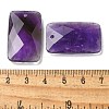 Natural Amethyst Pendants G-Z071-04J-3