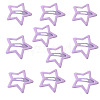 Star Baking Paint Alloy Snap Hair Clips PW-WG92769-06-1