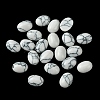 Synthetic Howlite Cabochons G-A094-01B-45-2