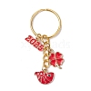 Alloy Enamel Pendant Keychains KEYC-JKC01177-03-1