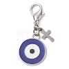 Alloy Enamel Pendant Decoration HJEW-JM01451-01-1