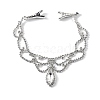 Alloy Rhinestone Hair Chain OHAR-M044-02A-S-1